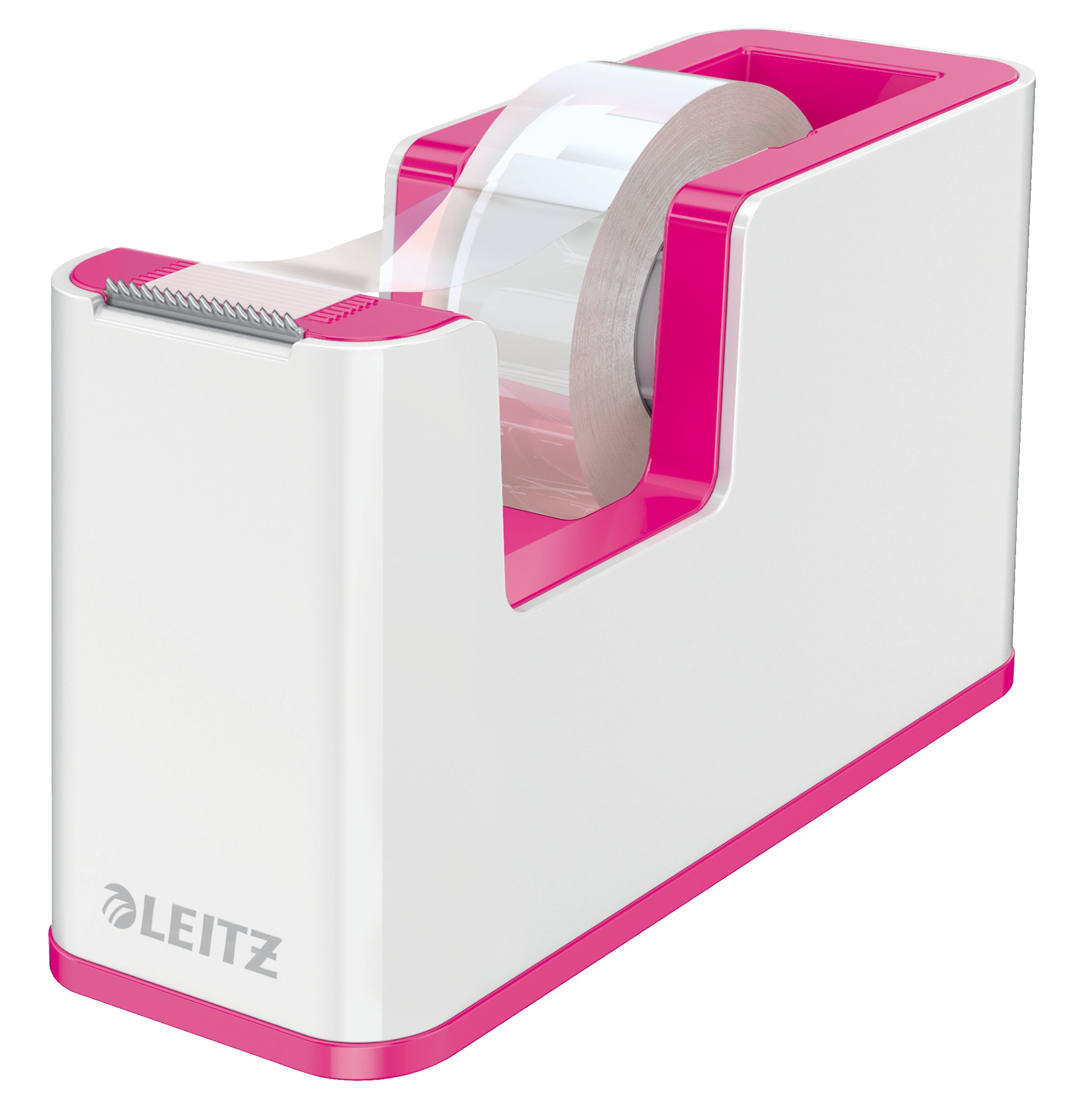 DISPENSER BANDA ADEZIVA 19 MM x 33 M ROZ/ALB WOW LEITZ DISPENSER BANDA ADEZIVA 19 MM x 33 M ROZ/ALB WOW LEITZ